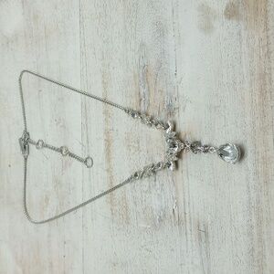 Givenchy Silver-tone Crystal Necklace